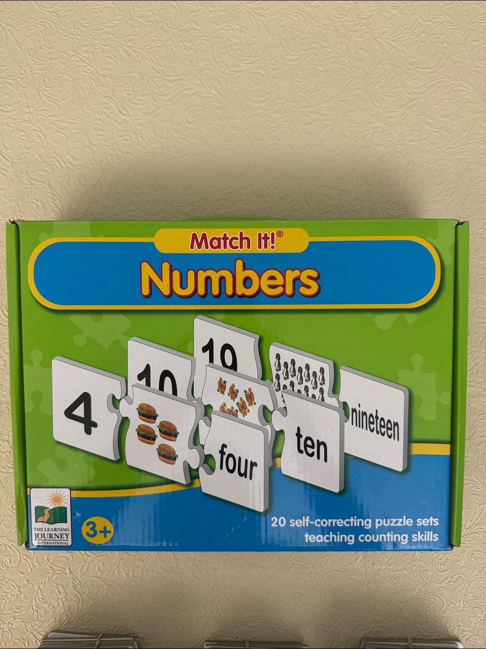 The Learning Journey Match It Numbers Educational Counting Puzzle Preschool (3+)